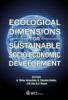 Cubierta para Ecological Dimensions for a Sustainable socio economic development